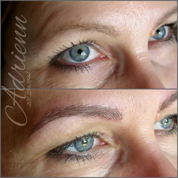 Microblading-japán szálas szemöldök tetoválás